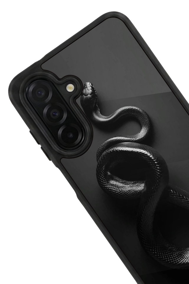 Samsung Galaxy A56 Uyumlu Yılan Tasarımlı Glossy Premium Kılıf