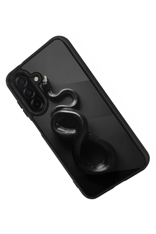 Samsung Galaxy A56 Uyumlu Yılan Tasarımlı Glossy Premium Kılıf