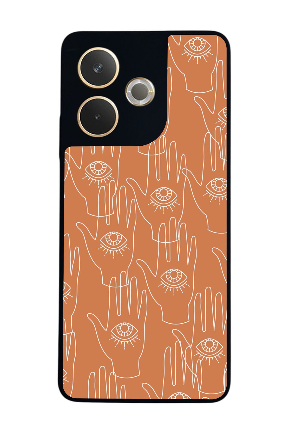 Oppo A5 Pro Uyumlu Line Art Tasarımlı Glossy Premium Kılıf