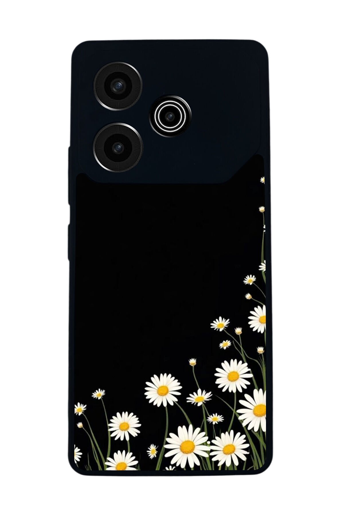Tecno Pova 6 Uyumlu Floral Tasarımlı Glossy Premium Kılıf