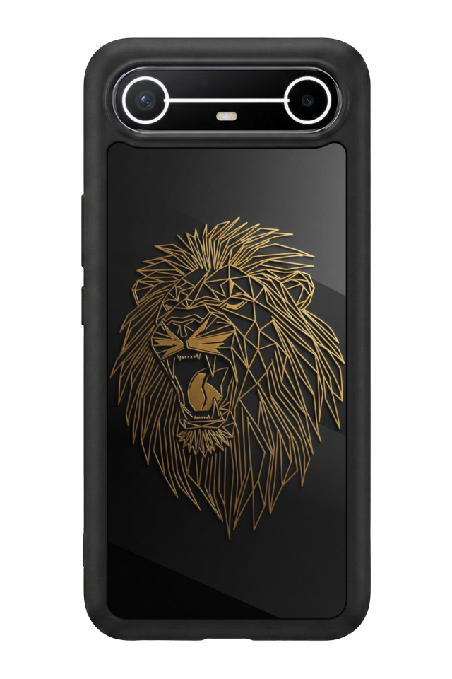 Tecno Spark Slim 5G Uyumlu Aslan Tasarımlı Glossy Premium Kılıf