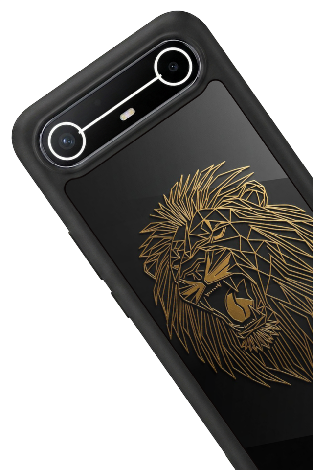 Tecno Spark Slim 5G Uyumlu Aslan Tasarımlı Glossy Premium Kılıf