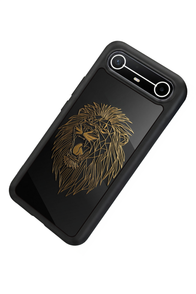 Tecno Spark Slim 5G Uyumlu Aslan Tasarımlı Glossy Premium Kılıf