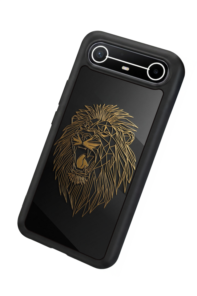 Tecno Spark Slim 5G Uyumlu Aslan Tasarımlı Glossy Premium Kılıf