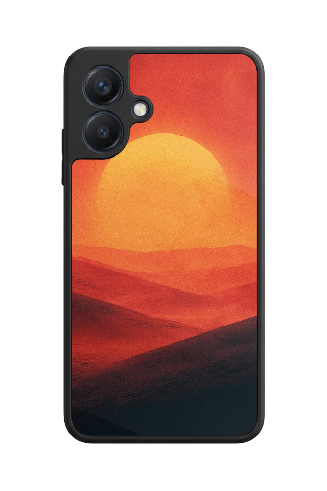 Samsung Galaxy A07 Uyumlu Güneş Tasarımlı Glossy Premium Kılıf