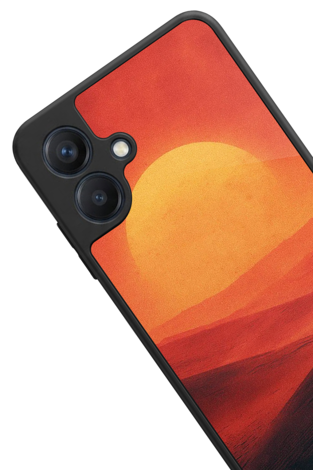 Samsung Galaxy A07 Uyumlu Güneş Tasarımlı Glossy Premium Kılıf