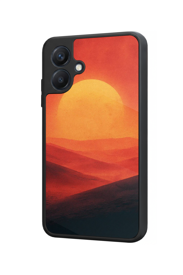 Samsung Galaxy A07 Uyumlu Güneş Tasarımlı Glossy Premium Kılıf