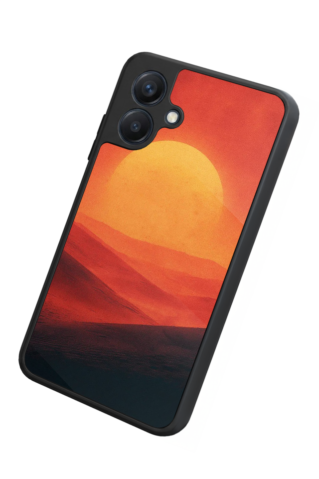 Samsung Galaxy A07 Uyumlu Güneş Tasarımlı Glossy Premium Kılıf