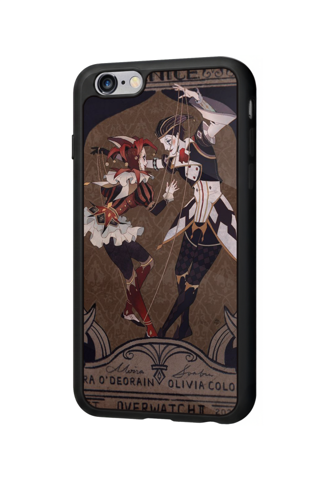 iPhone 6s Plus Uyumlu  Kalp Love Tasarımlı Glossy Premium Kılıf