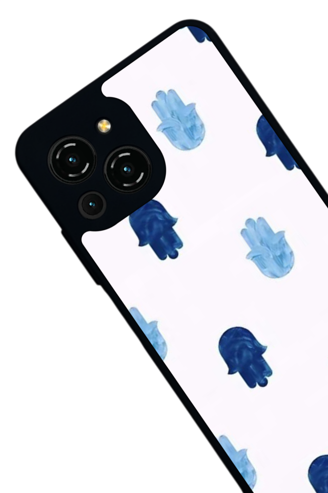 Reeder S23 Pro Max Uyumlu Nazar Tasarımlı Glossy Premium Kılıf