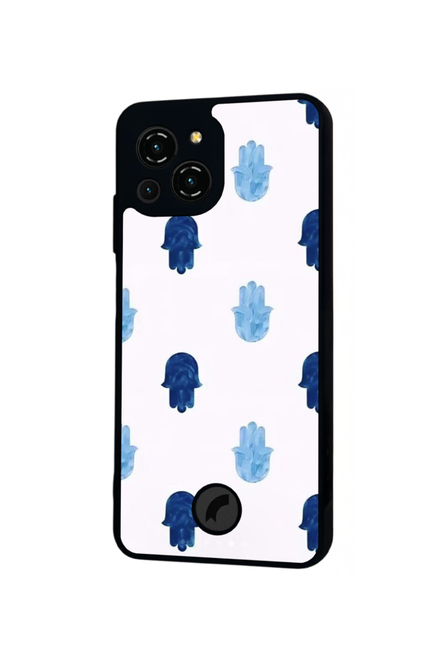 Reeder S23 Pro Max Uyumlu Nazar Tasarımlı Glossy Premium Kılıf