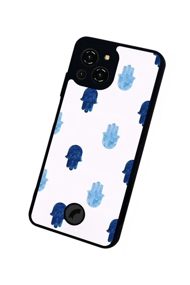 Reeder S23 Pro Max Uyumlu Nazar Tasarımlı Glossy Premium Kılıf