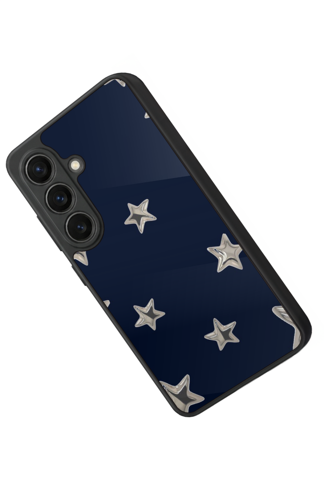 Samsung Galaxy S26 Uyumlu Retro Yildizlar Tasarımlı Glossy Premium Kılıf