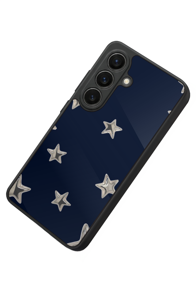 Samsung Galaxy S26 Uyumlu Retro Yildizlar Tasarımlı Glossy Premium Kılıf