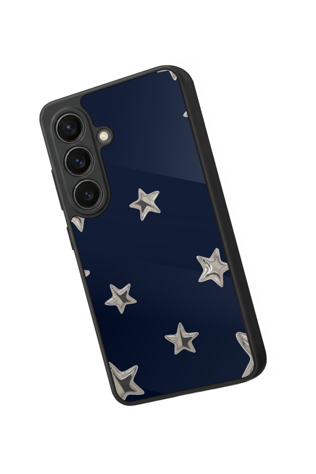 Samsung Galaxy S26 Uyumlu Retro Yildizlar Tasarımlı Glossy Premium Kılıf