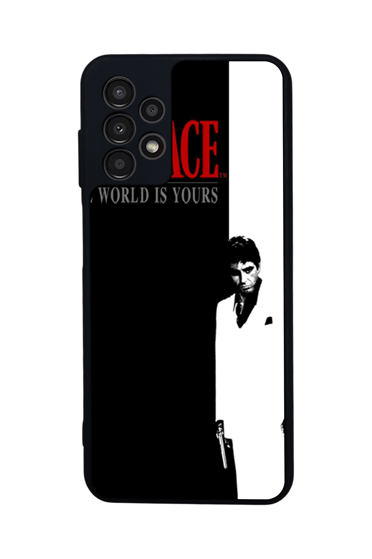 Samsung Galaxy A23 Uyumlu Scarface Tasarımlı Glossy Premium Kılıf