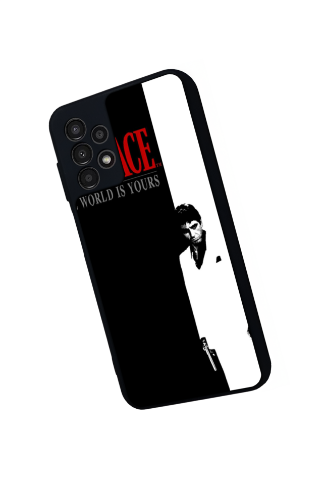 Samsung Galaxy A23 Uyumlu Scarface Tasarımlı Glossy Premium Kılıf