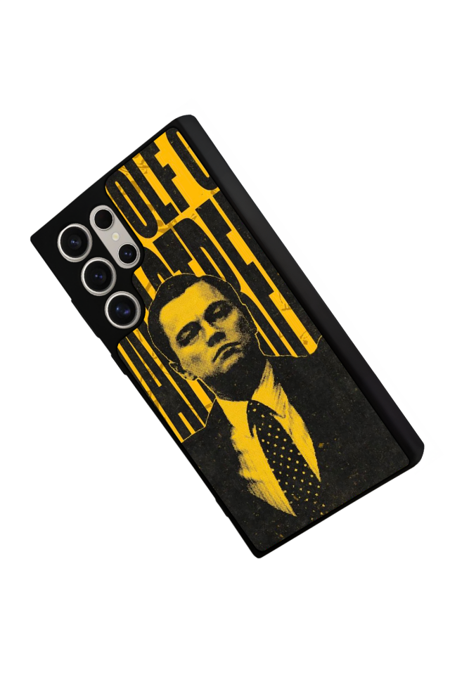 Samsung Galaxy S22 Ultra Uyumlu TheWolf Tasarımlı Glossy Premium Kılıf