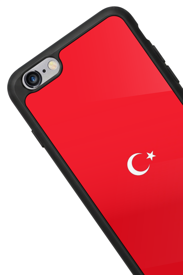 iPhone 6 Plus Uyumlu Türk Bayragi Tasarımlı Glossy Premium Kılıf