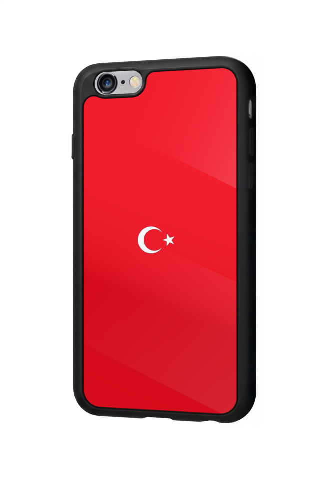 iPhone 6 Plus Uyumlu Türk Bayragi Tasarımlı Glossy Premium Kılıf