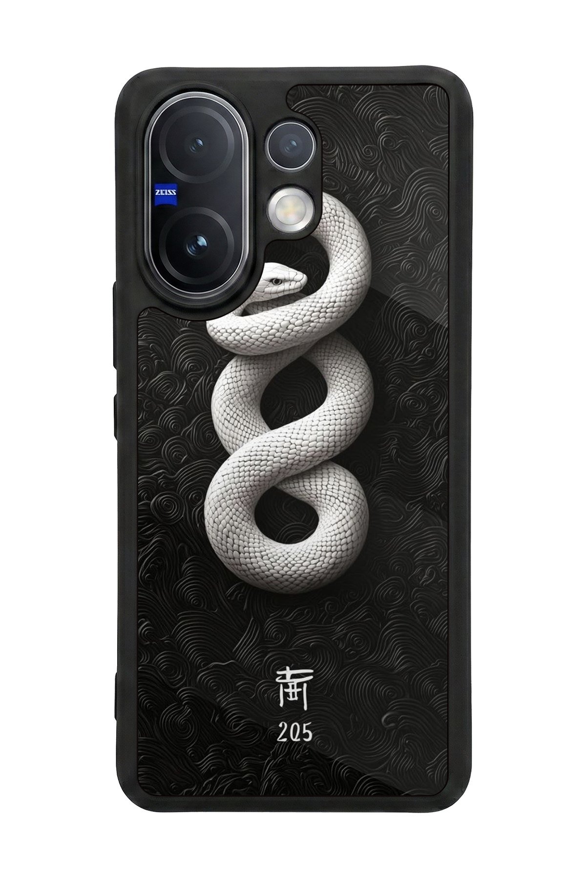 Vivo V60 Uyumlu Yılan Tasarımlı Glossy Premium Kılıf