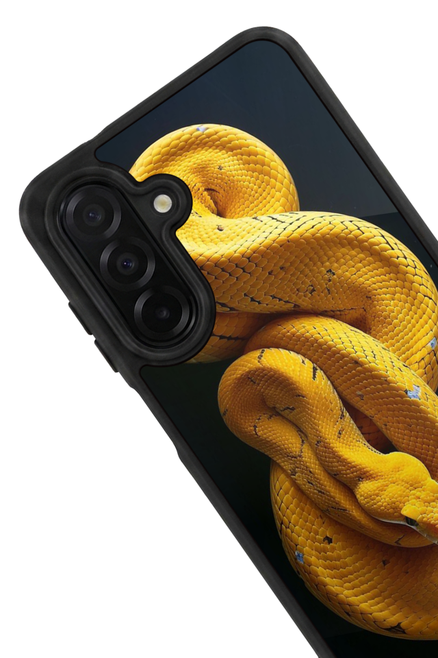 Samsung Galaxy A56 Uyumlu Yılan Tasarımlı Glossy Premium Kılıf