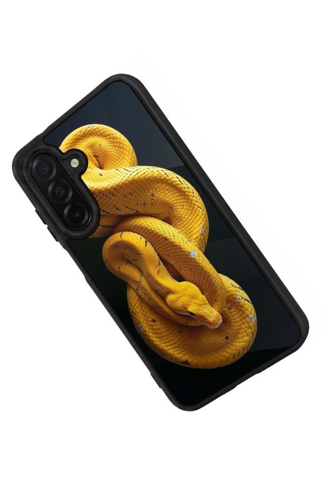 Samsung Galaxy A56 Uyumlu Yılan Tasarımlı Glossy Premium Kılıf