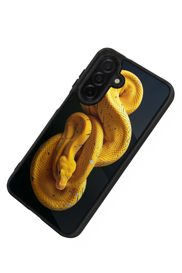 Samsung Galaxy A56 Uyumlu Yılan Tasarımlı Glossy Premium Kılıf