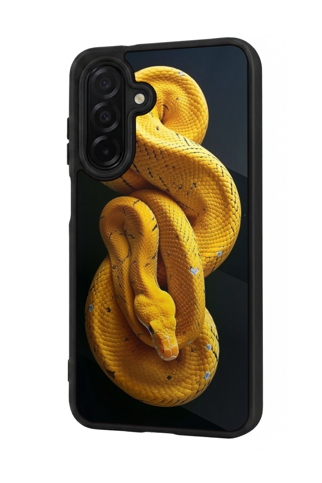 Samsung Galaxy A56 Uyumlu Yılan Tasarımlı Glossy Premium Kılıf