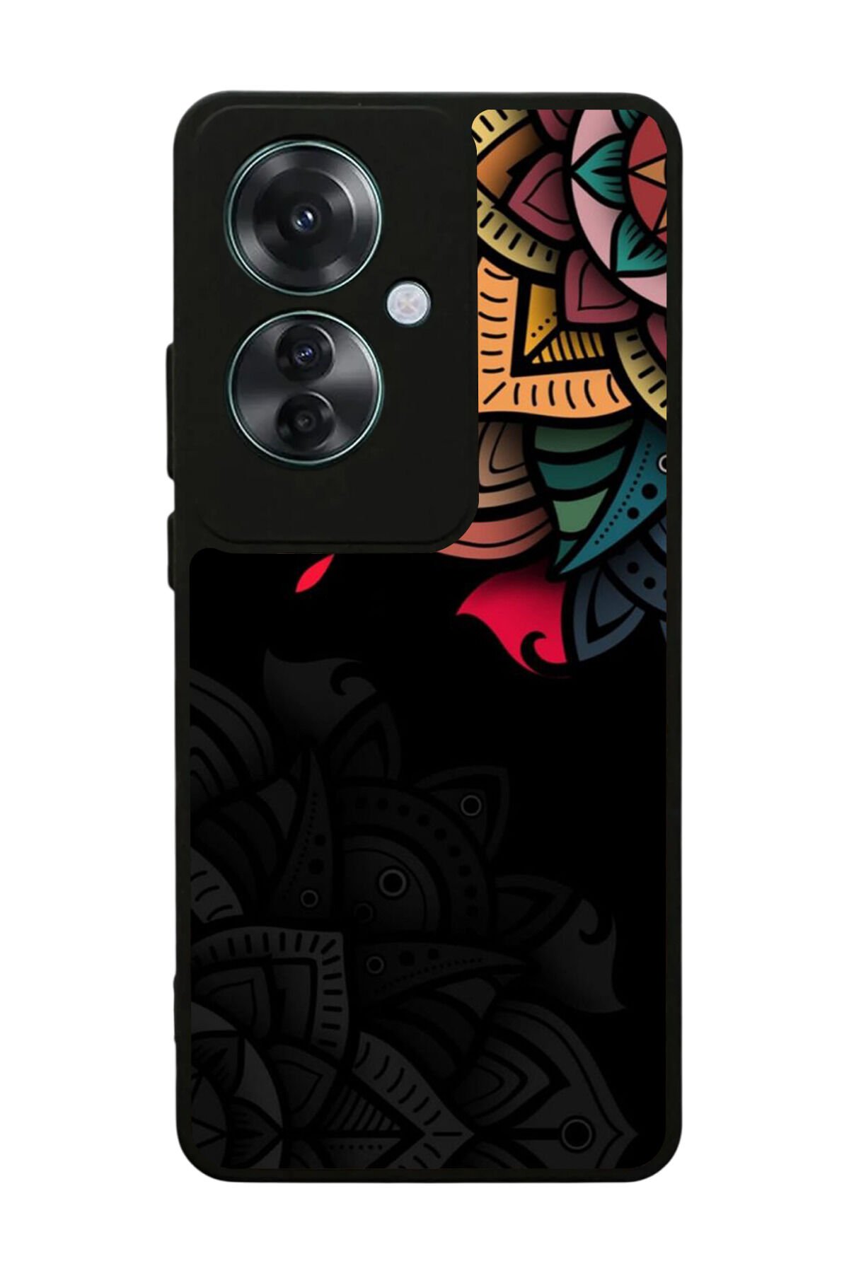 Oppo Reno 11F Uyumlu Mandala Tasarımlı Glossy Premium Kılıf