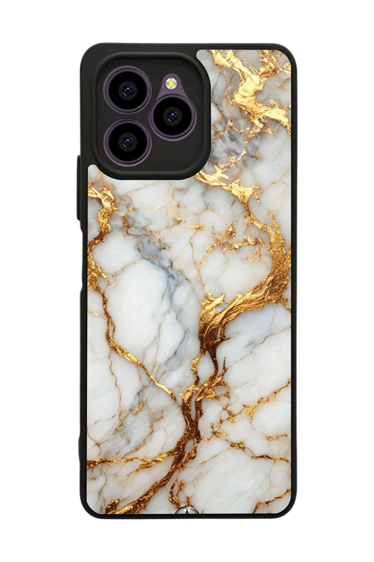 Omix X6 Uyumlu Mermer Marble Tasarımlı Glossy Premium Kılıf