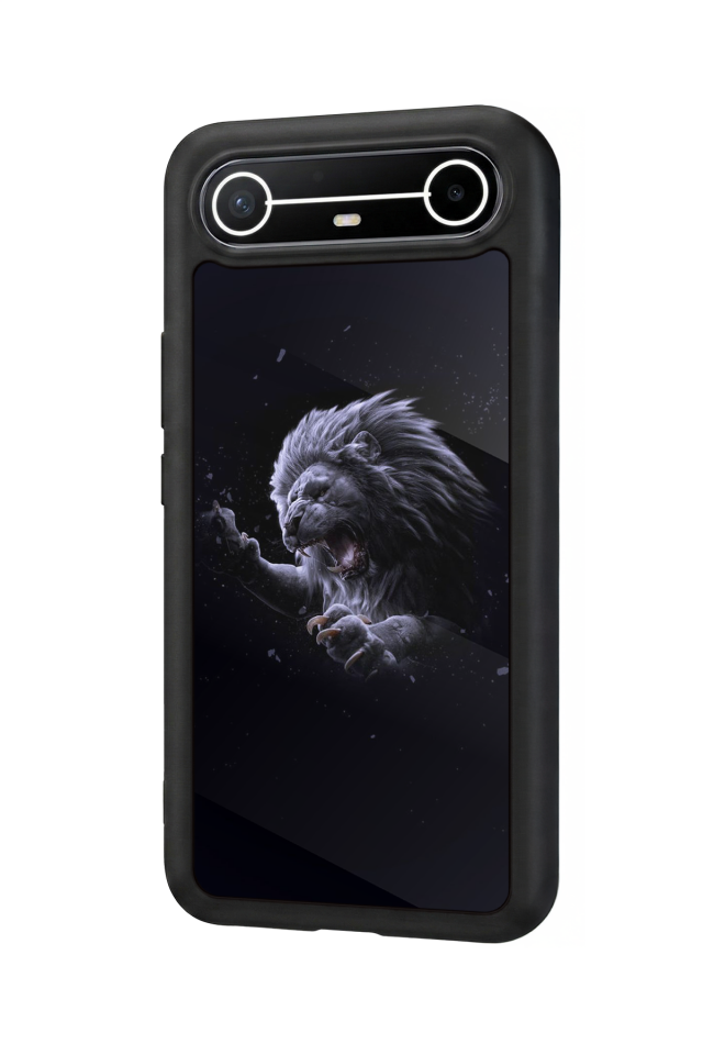 Tecno Spark Slim 5G Uyumlu Aslan Tasarımlı Glossy Premium Kılıf
