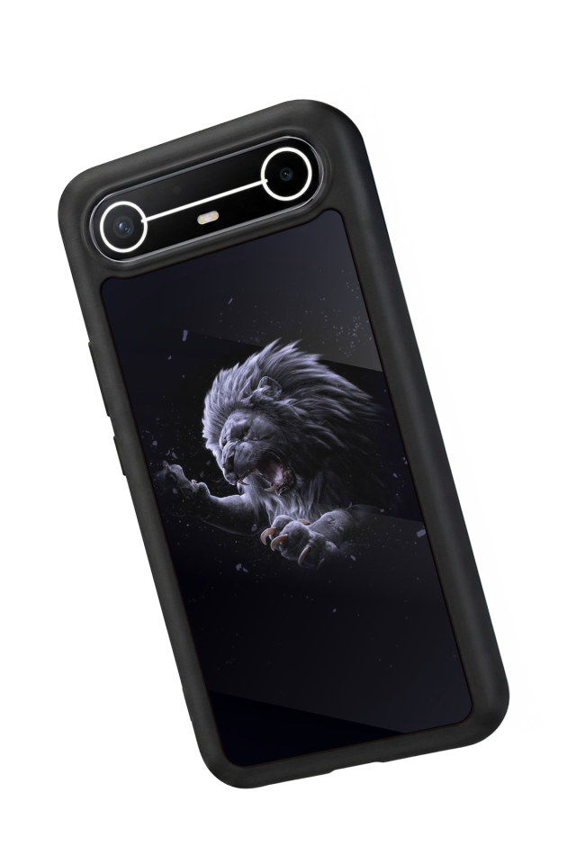 Tecno Spark Slim 5G Uyumlu Aslan Tasarımlı Glossy Premium Kılıf
