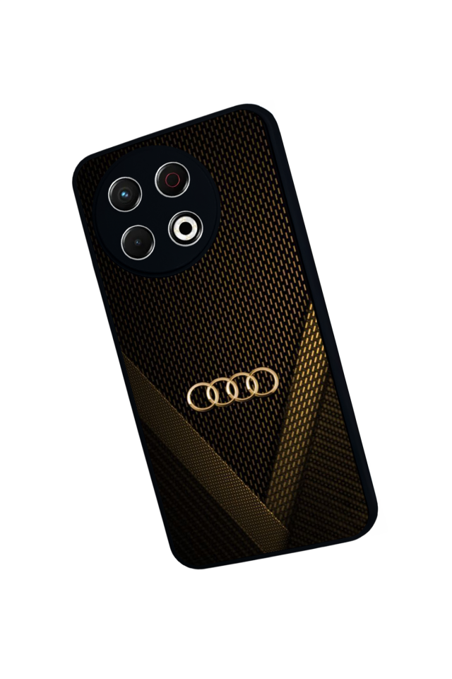 Tecno Spark 30 Pro Uyumlu Audi Tasarımlı Glossy Premium Kılıf