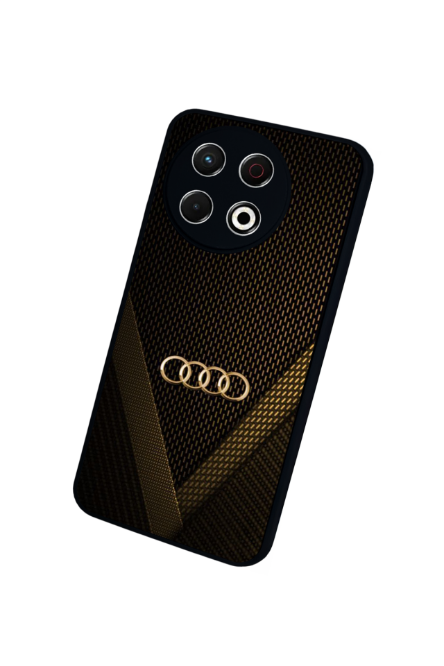 Tecno Spark 30 Pro Uyumlu Audi Tasarımlı Glossy Premium Kılıf