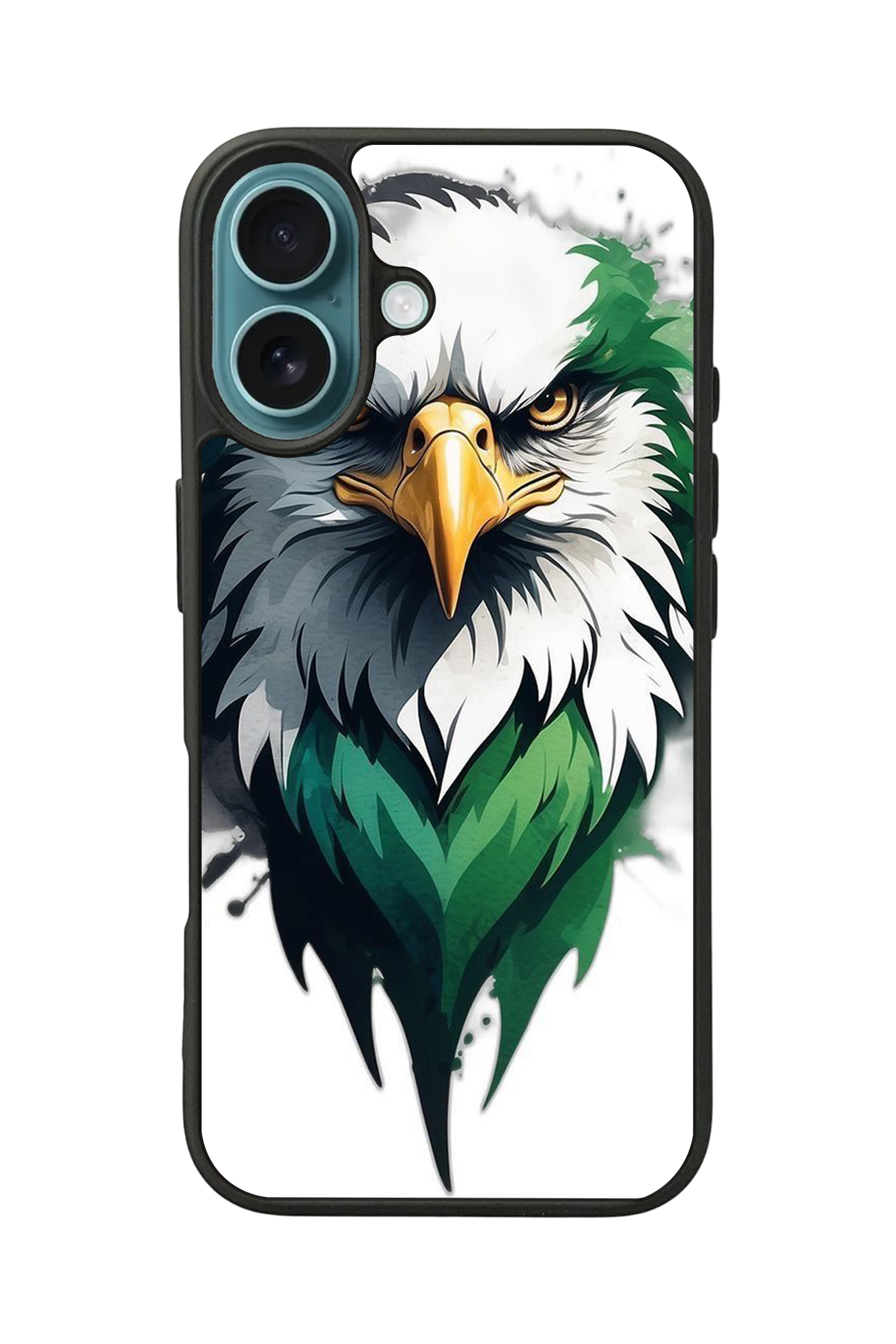 iPhone 16 Uyumlu Besiktas Tasarımlı Glossy Premium Kılıf