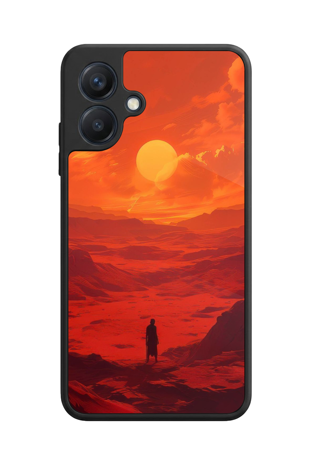 Samsung Galaxy A07 Uyumlu Güneş Tasarımlı Glossy Premium Kılıf