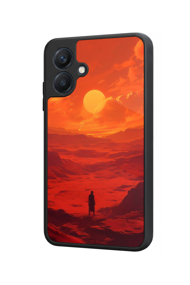 Samsung Galaxy A07 Uyumlu Güneş Tasarımlı Glossy Premium Kılıf