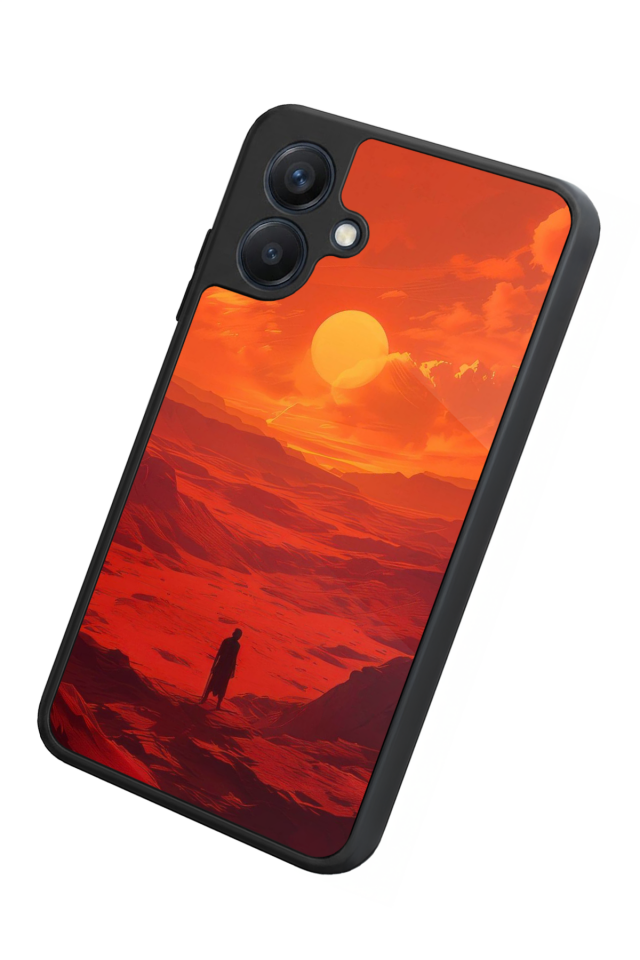 Samsung Galaxy A07 Uyumlu Güneş Tasarımlı Glossy Premium Kılıf