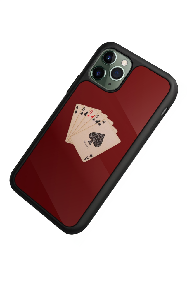 iPhone 11 Pro Uyumlu Kart Tasarımlı Glossy Premium Kılıf