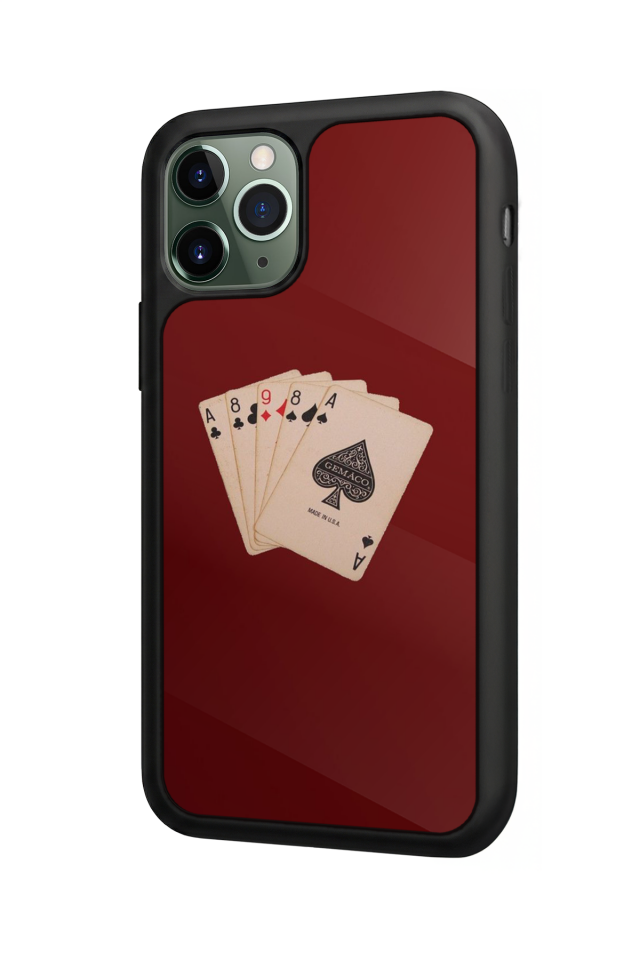 iPhone 11 Pro Uyumlu Kart Tasarımlı Glossy Premium Kılıf