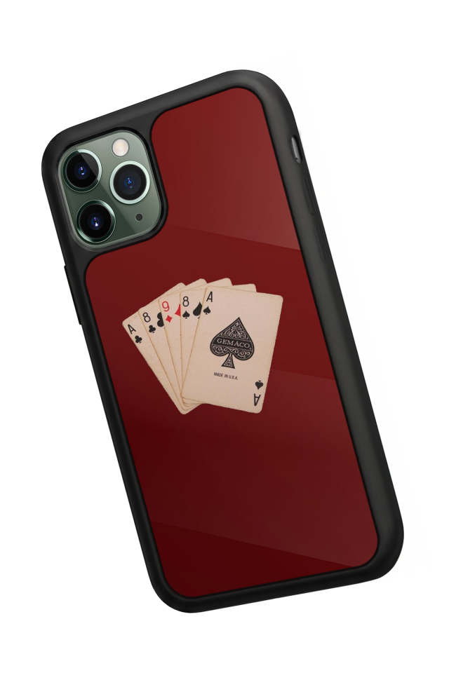 iPhone 11 Pro Uyumlu Kart Tasarımlı Glossy Premium Kılıf