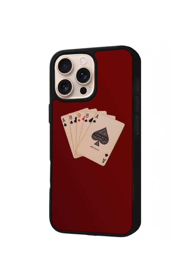 iPhone 14 Pro Uyumlu Kirmizi Tasarımlı Glossy Premium Kılıf