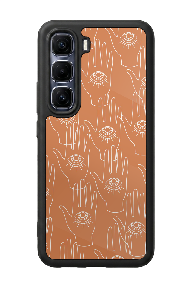 Infinix Hot 60 Pro Plus Uyumlu Line Art Tasarımlı Glossy Premium Kılıf