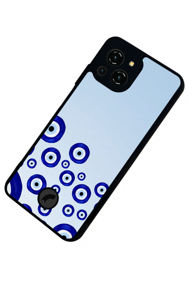 Reeder S23 Pro Max Uyumlu Nazar Tasarımlı Glossy Premium Kılıf