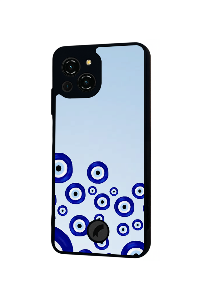 Reeder S23 Pro Max Uyumlu Nazar Tasarımlı Glossy Premium Kılıf