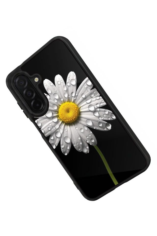 Samsung Galaxy A36 Uyumlu Papatya Tasarımlı Glossy Premium Kılıf