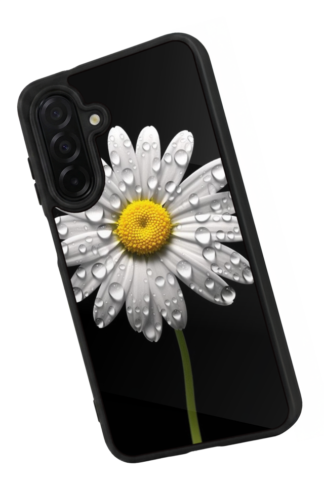 Samsung Galaxy A36 Uyumlu Papatya Tasarımlı Glossy Premium Kılıf