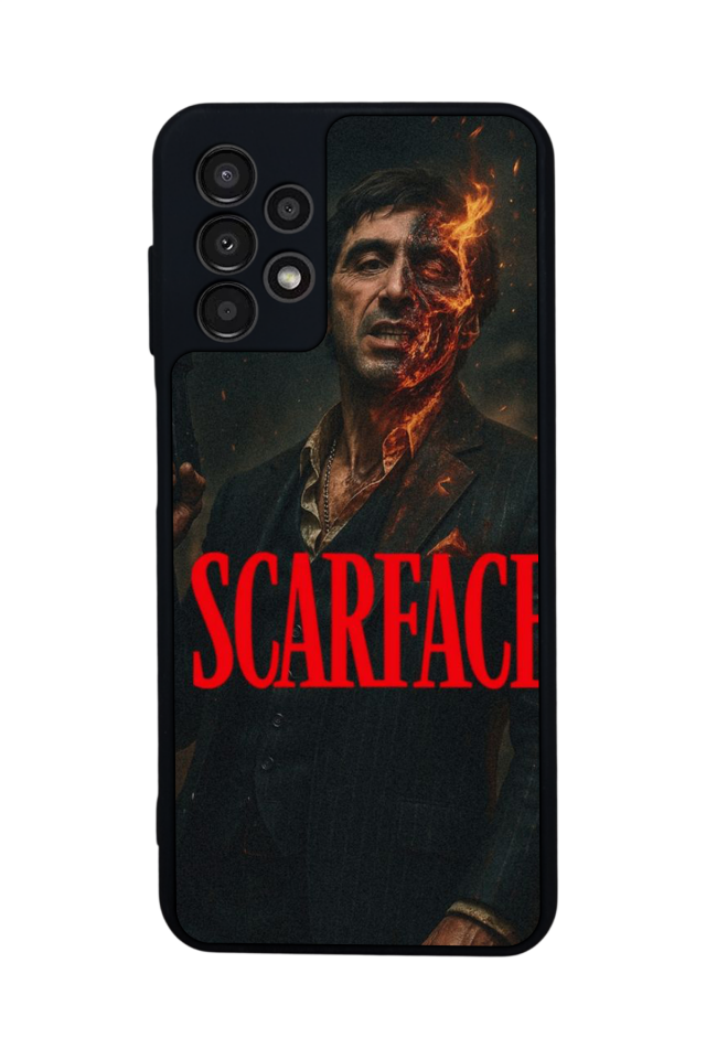 Samsung Galaxy A23 Uyumlu Scarface Tasarımlı Glossy Premium Kılıf