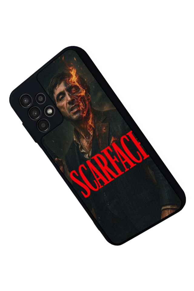 Samsung Galaxy A23 Uyumlu Scarface Tasarımlı Glossy Premium Kılıf